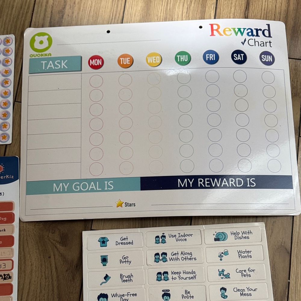 Magnetic Reward Behaviour Chart  Set with Colorful Icons - Picture 8 of 8
